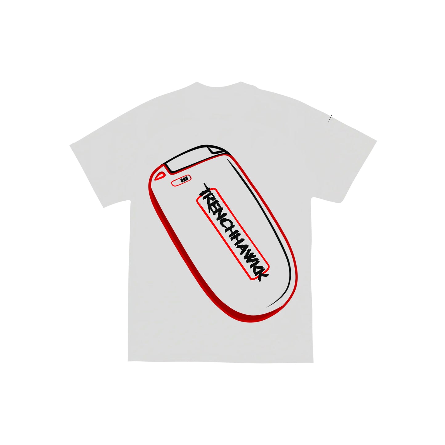IN RED KEY WE TRUST T-SHIRT (WHITE)